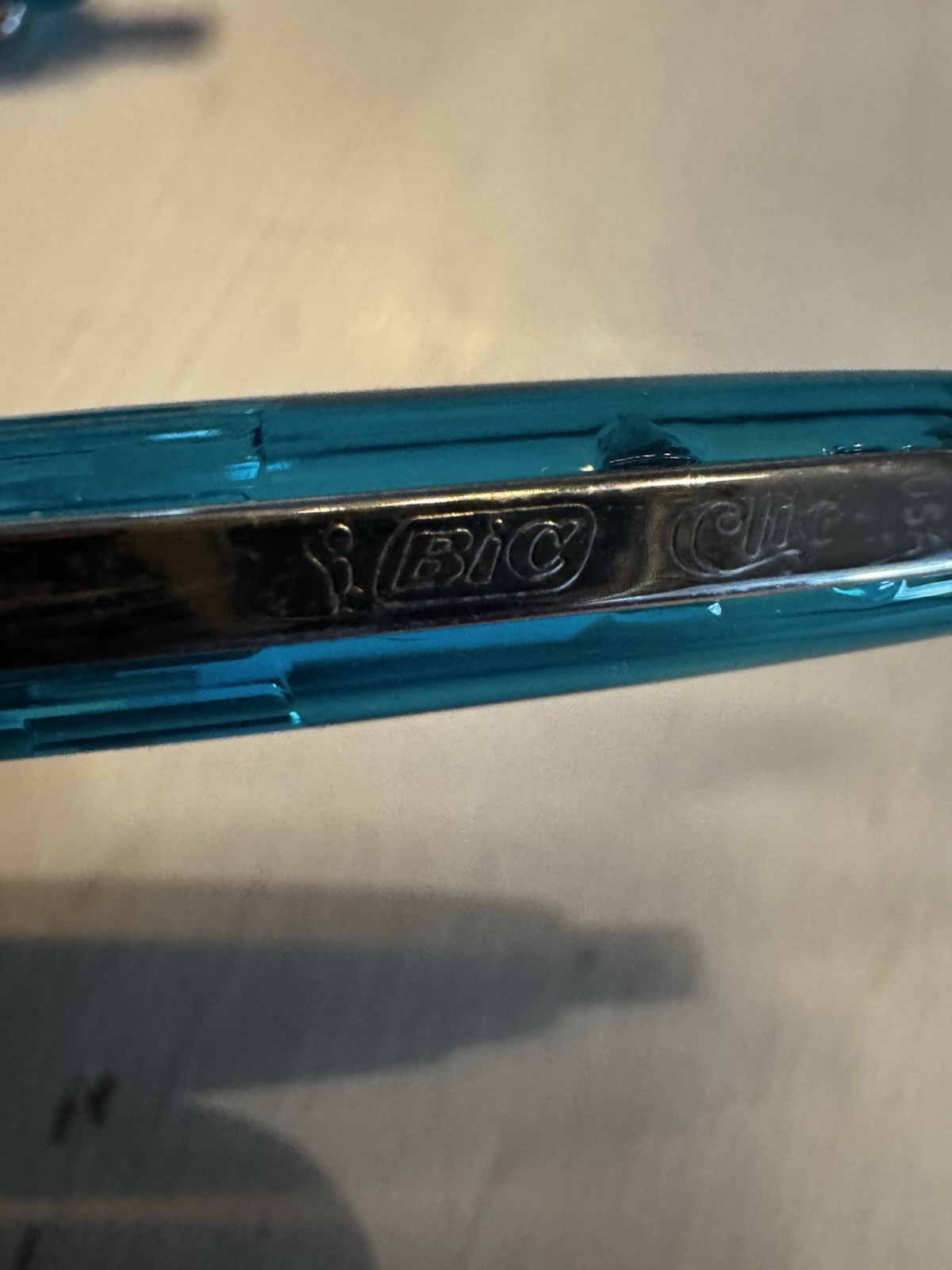 Avandia Pharmaceutical Drug Rep Pen Clear Blue Plastic Retractable Lot x2 New