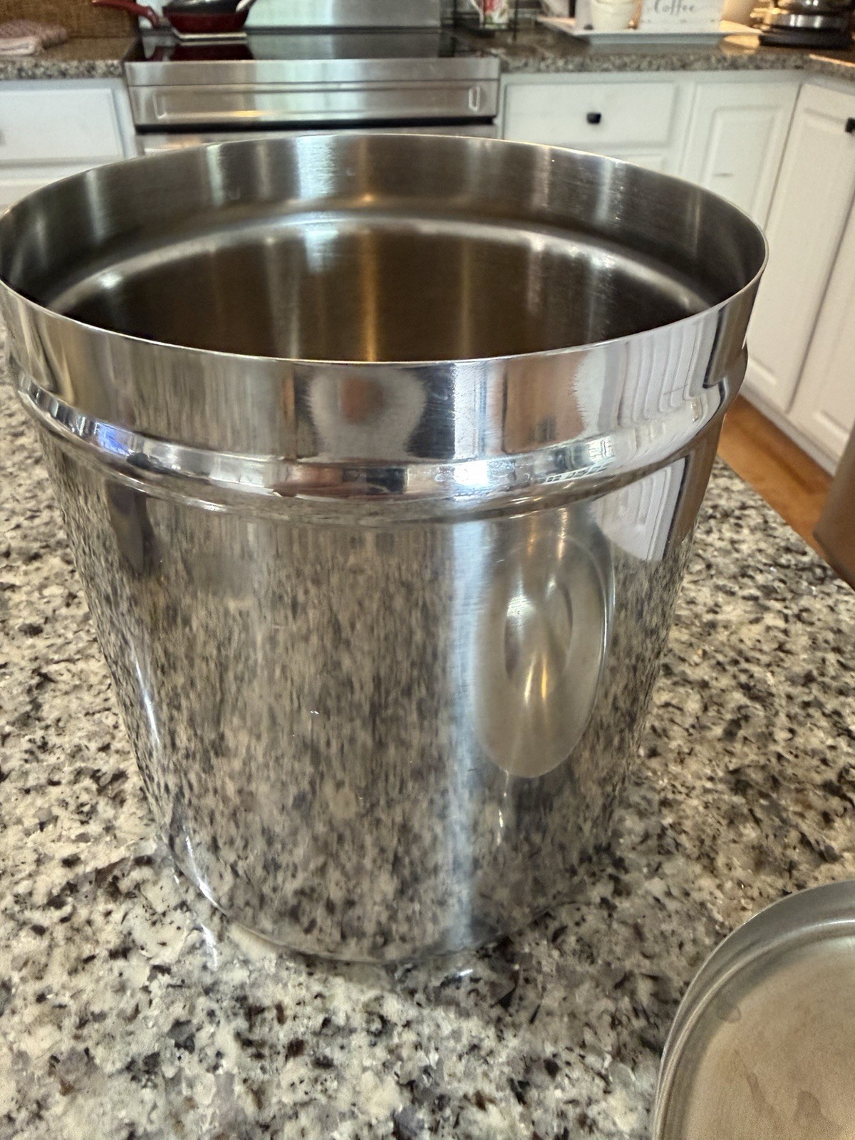 Vollrath stainless steel canister, model 8803 7” Tall, 6” Wide