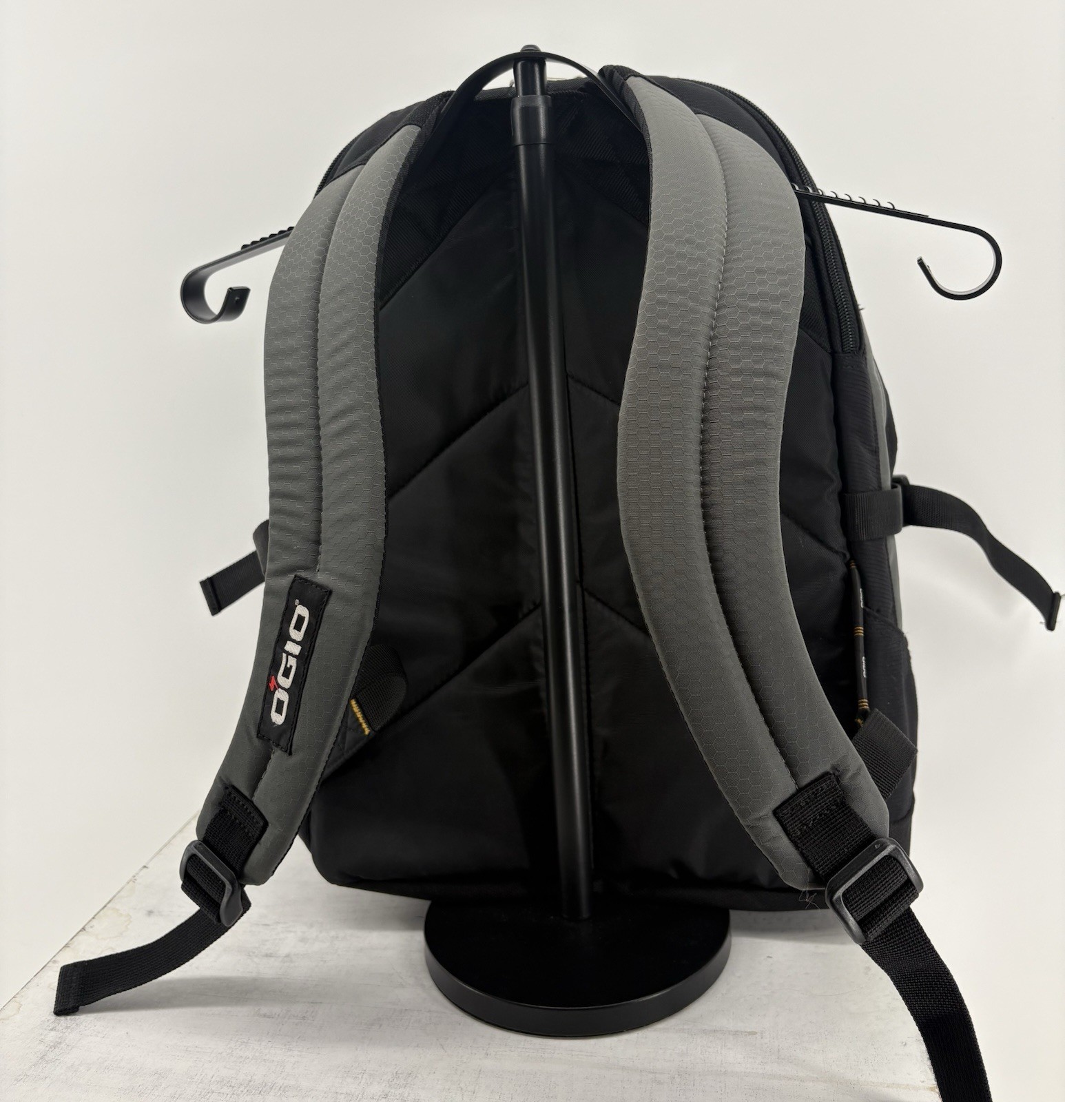 Vintage Asacol (mesalamine) OGIO Prodigy Grey Black Multi pocket Backpack VGUC