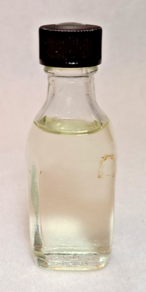 Vintage 1951 McCullough Pharmacy Glycerin Bottle w/ Label Oxford PA, Armstrong
