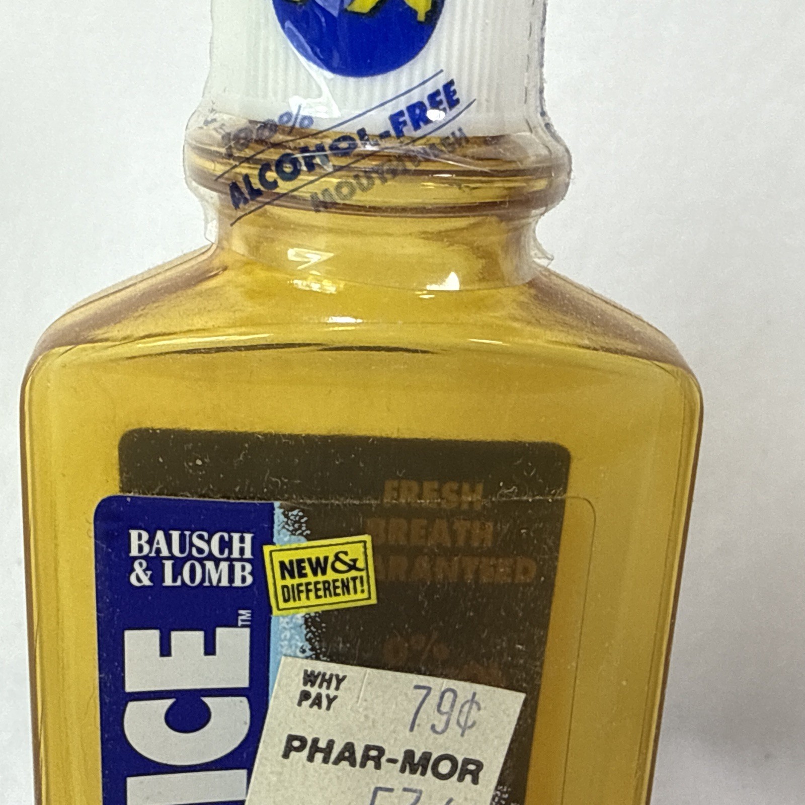 bausch & lomb Clear Choice Mouth Wash Clear Mint Vintage Extremely Rare New Old