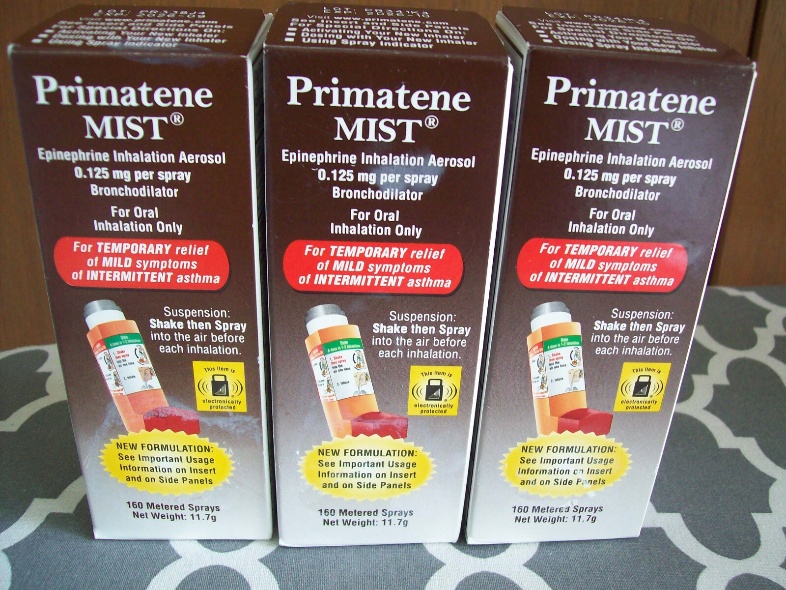 Primatene Mist 3 Epinephrine Inhalation Aerosol Spray 160 Sprays Exp: 05/2027