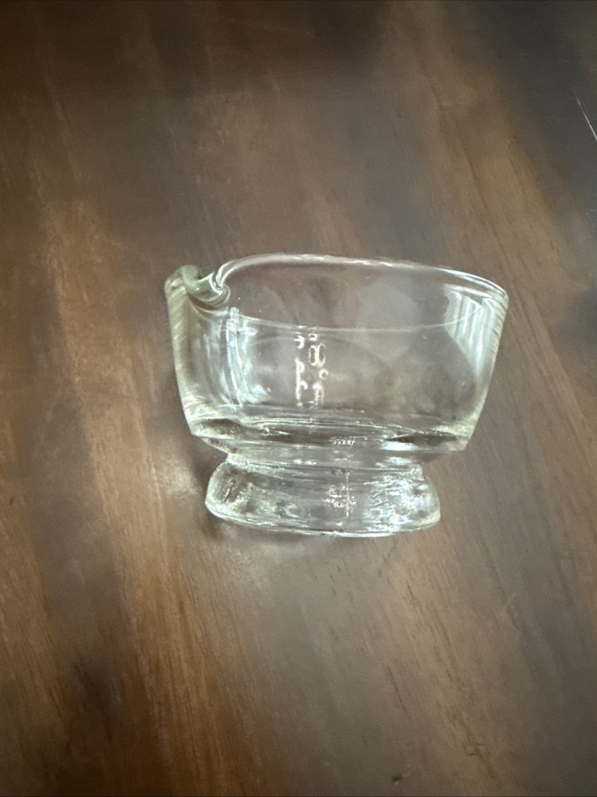 Vintage Glass Mortar and Pestle Set Apothecary Pharmacy 4 oz Spout Mid-Century