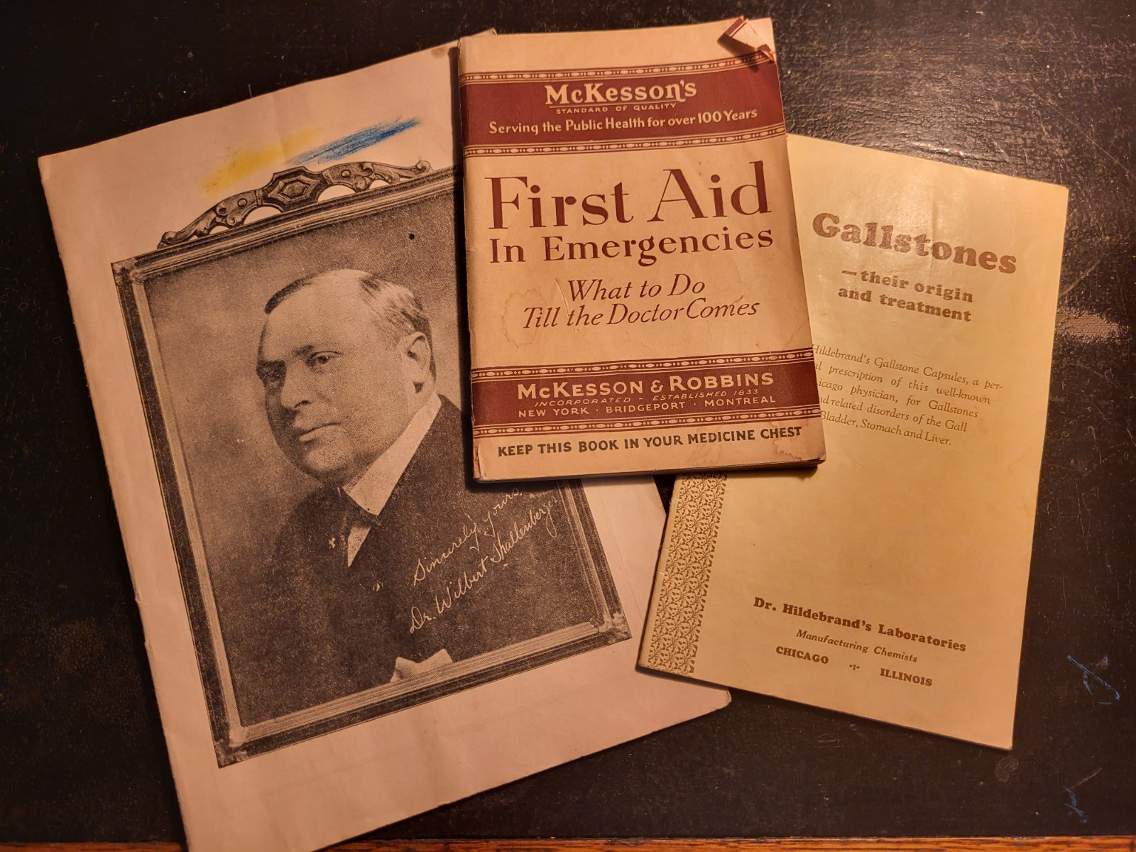 Vintage Medical Ephemera First Aid Advertising Pamphlets 1930’s Doctor Gift