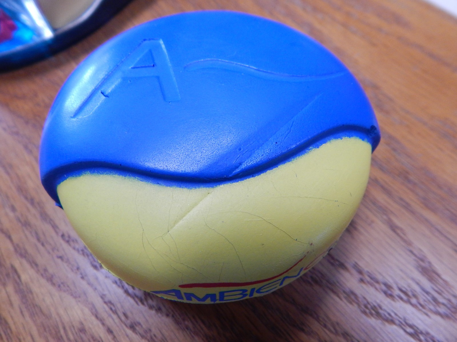 Drug Rep Ambien Aqua Computer Mouse & Ambien Stress Ball Vintage & Rare