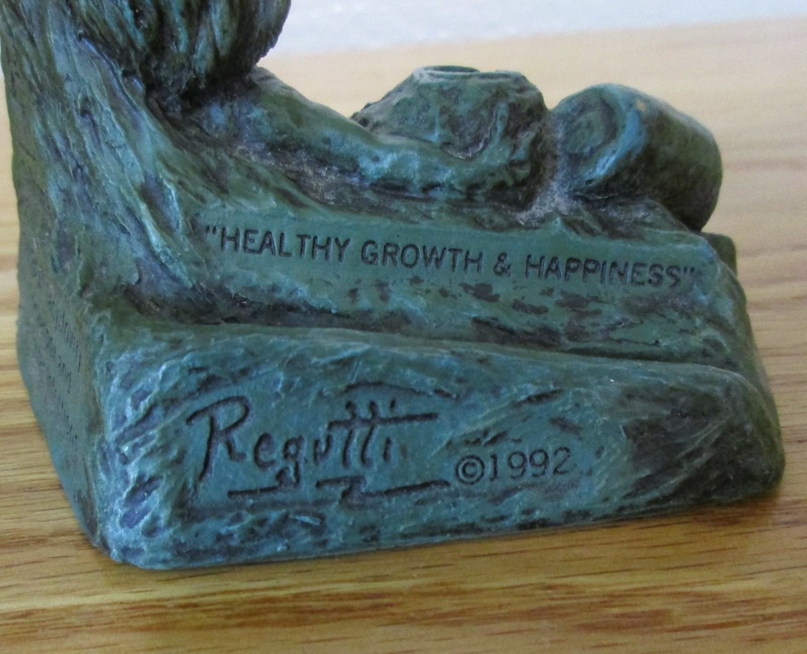 1992 Burroughs Wellcome Zovirax Drug Rep Advertising Pen & Pad Holder Figurine