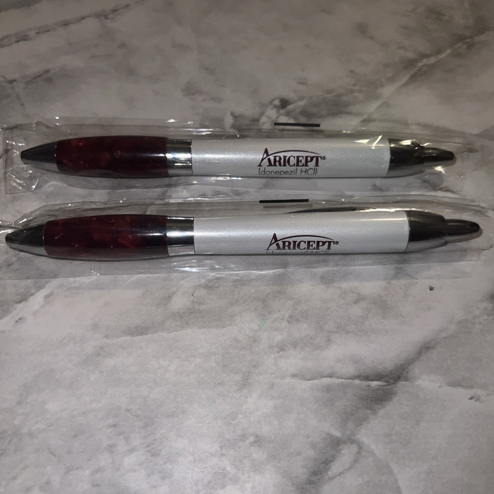 Aricept PENS Drug Rep Pharmaceutical Promo Medical Advertising Lot of 2