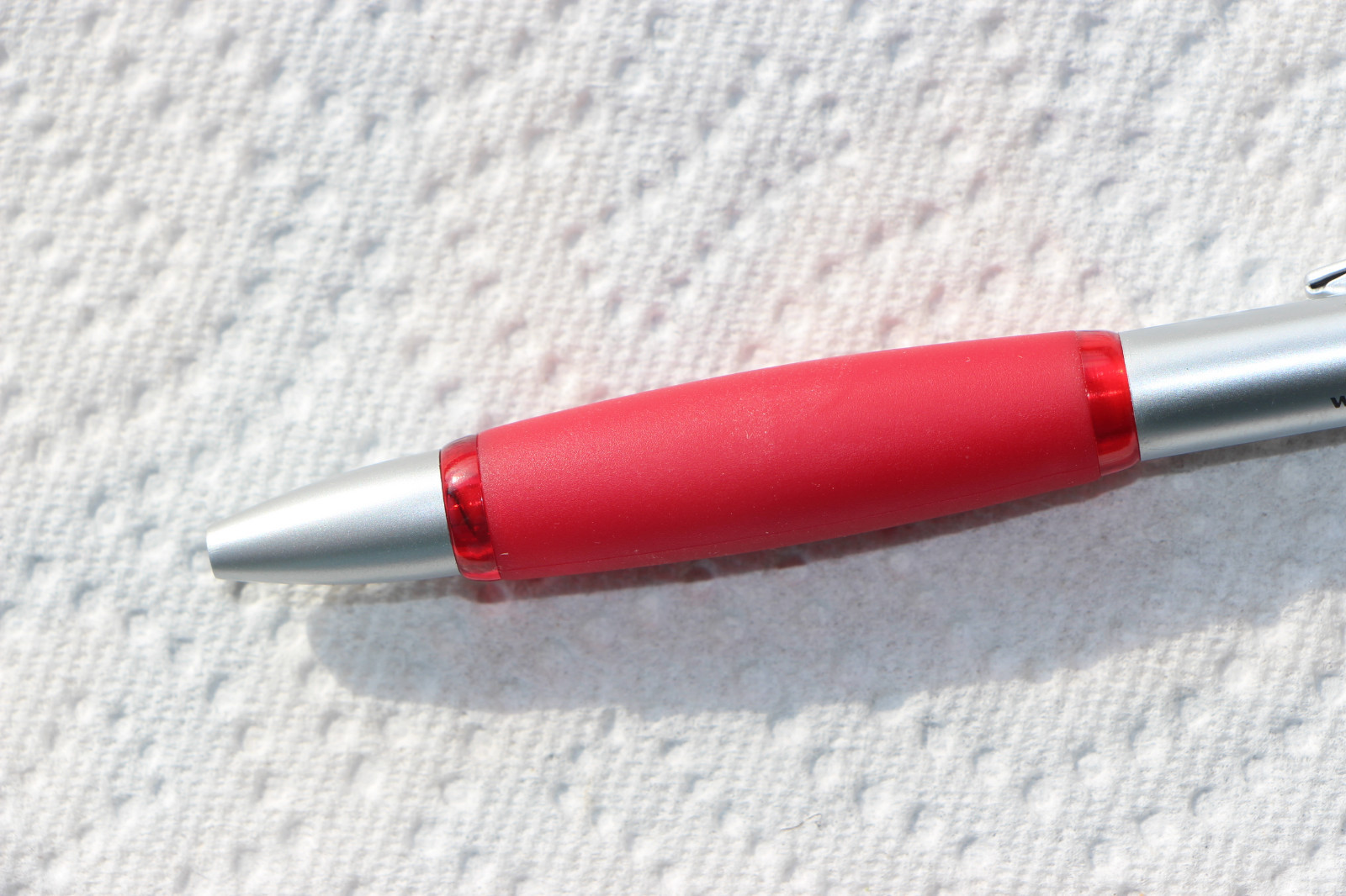 Drug Rep 3 New ( Integrilin ) Silver w/ Red Comfort Grips Smooth Writers