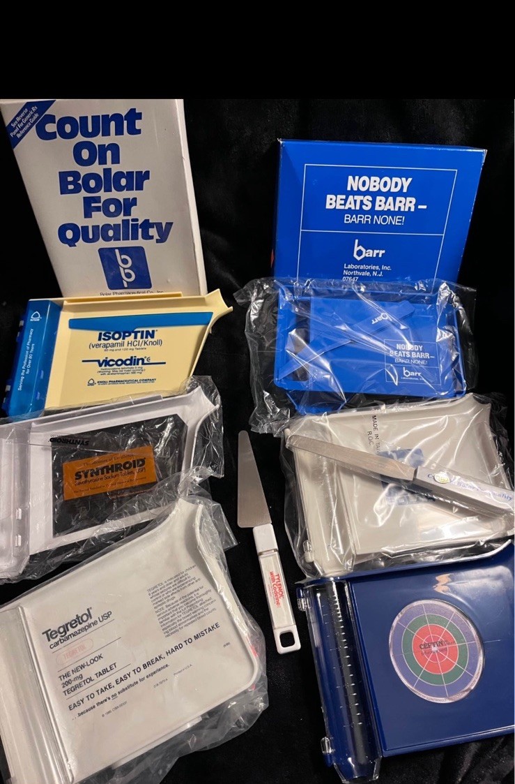 Vintage pharmacy tool lot.