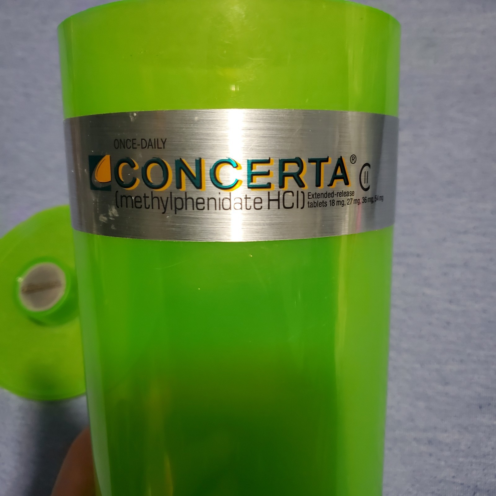 Rare Concerta Medicine Container Promotional Pharmaceutical Rep Collectible