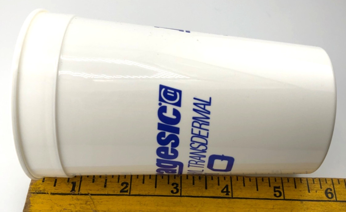 Lot of 8 Vtg Duragesic Fentanyl Plastic Drinking Cups Pharmaceutical Sales Merch