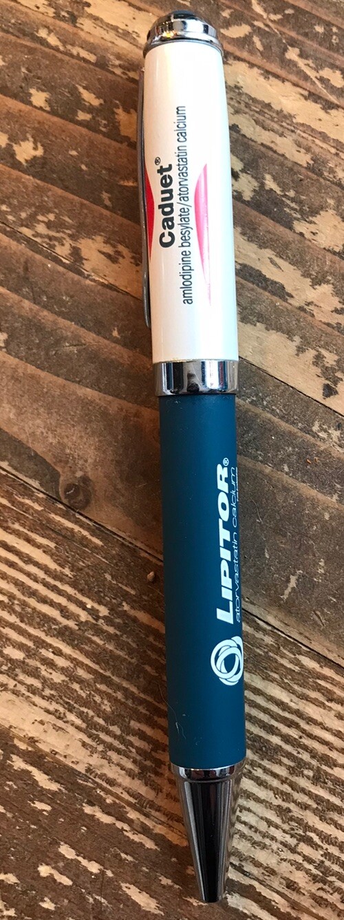 LIPITOR CADUET PHARMACEUTICAL DRUG REP PEN COLLECTIBLE