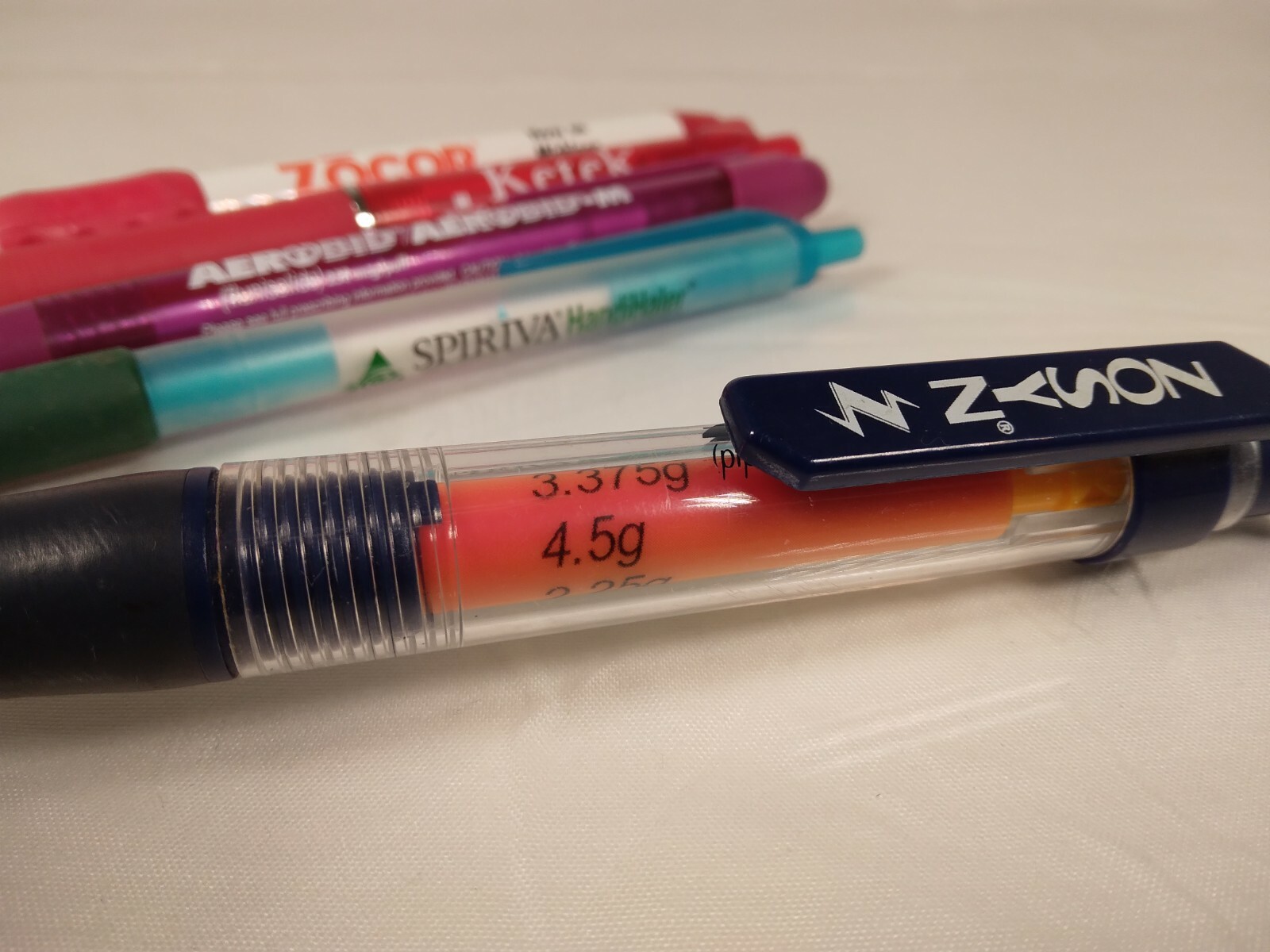 Pharmaceutical Drug Rep Pen Lot Of 5 Zosyn Ketek Aerobid Spiriva Zocor