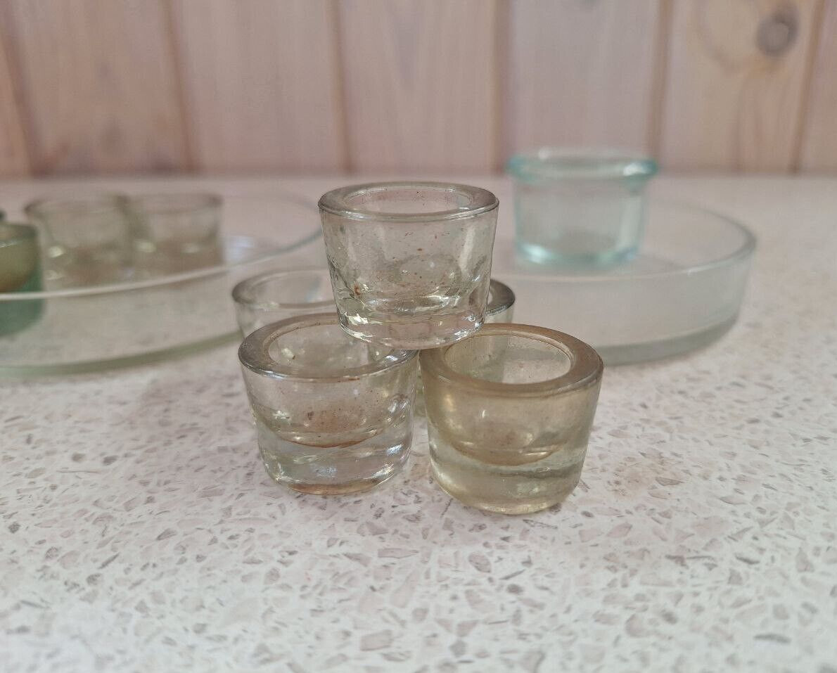 Small Medical Cup Measure, Petri Dishes, Chemical jar, Laboratory glassware 12pc