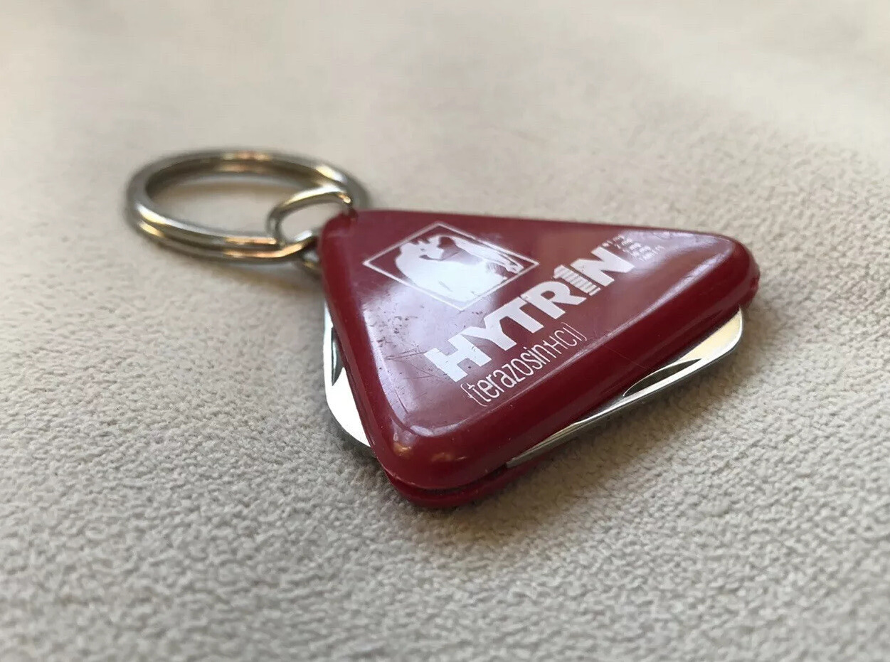 Drug Rep Keychain pocket Knife Pharmaceutical Advertising Hytrin (terazosin HCI)