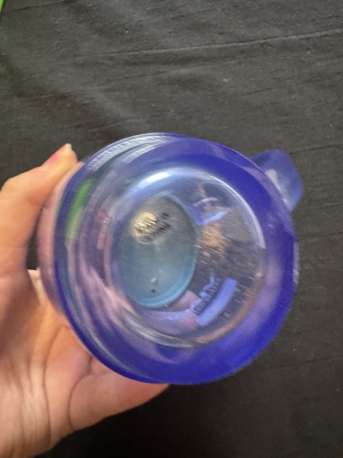 Viagra MLB Insulated Clear Blue Tinted Plastic Travel Coffee Mug Cup w/Lid