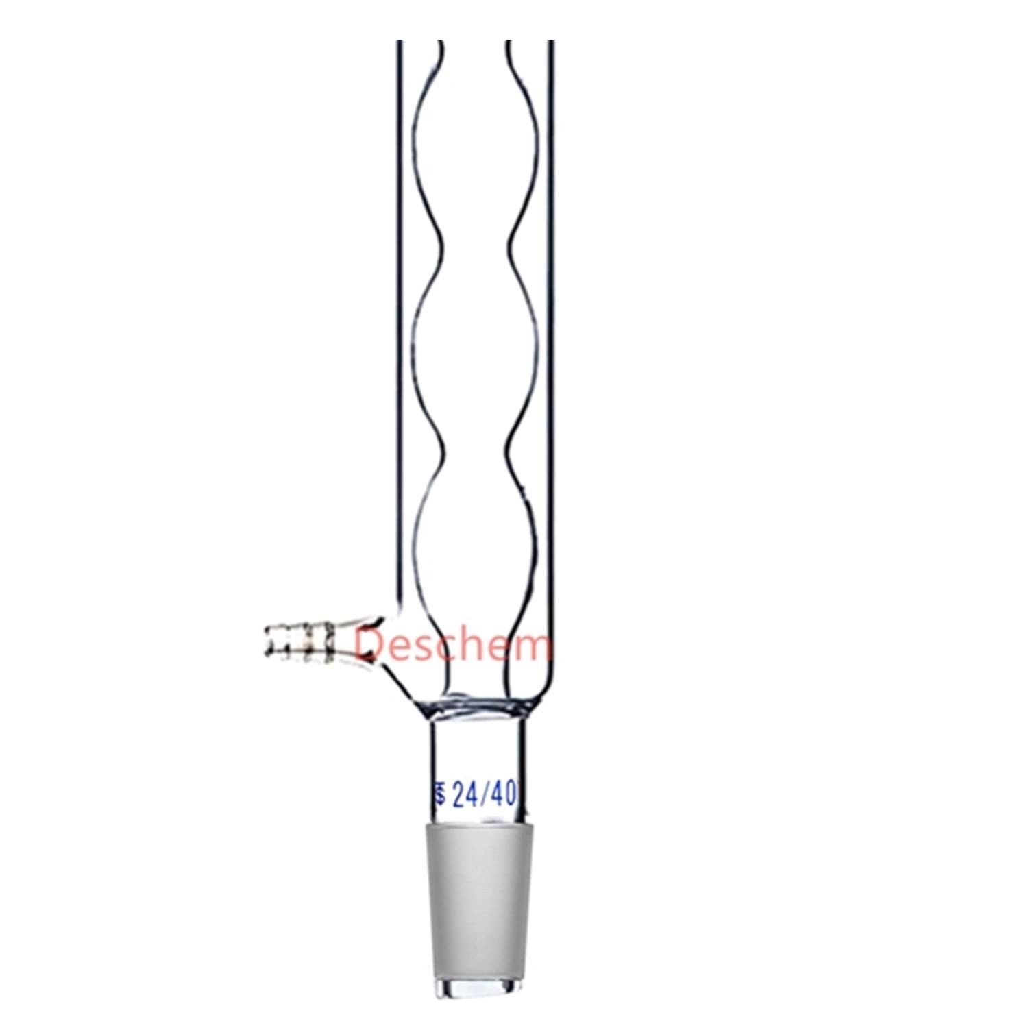 500mm,24/40,Glass Allihn Condenser,Ball Shape Column,Laboratory Glassware