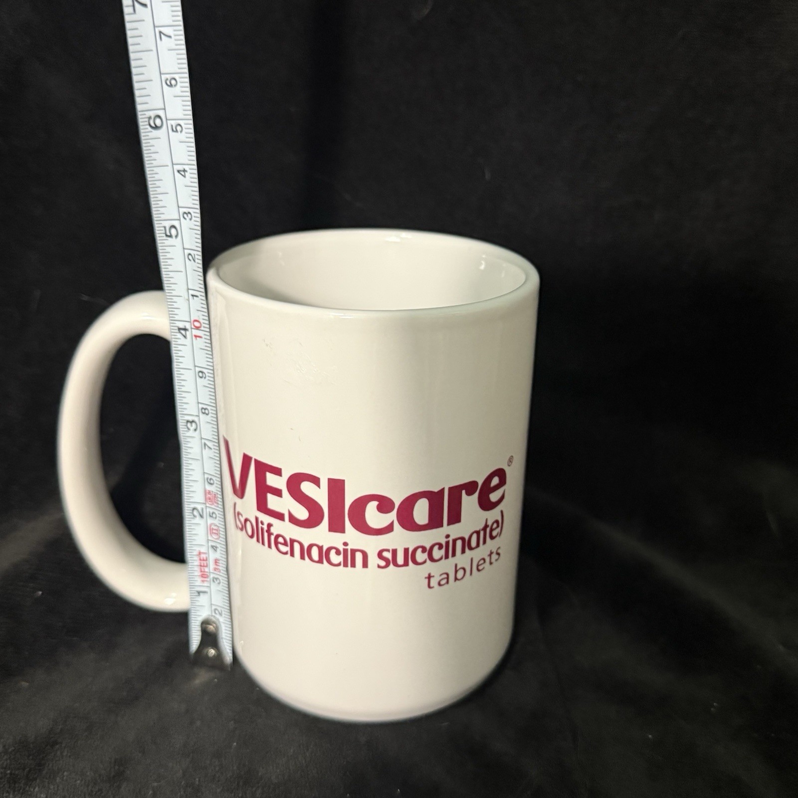 Vtg Vesicare Drug Rep Advertising Coffee Cup