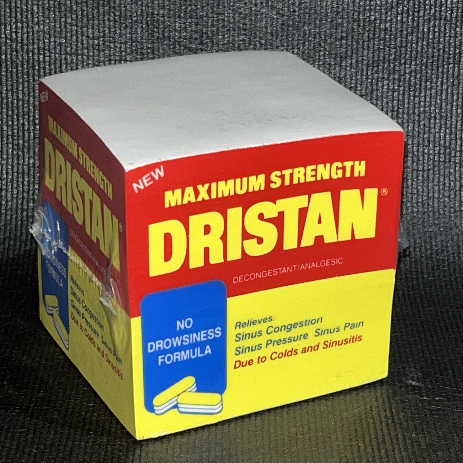 Sticky Note Pad Dristan Decongestant Analgesic Pharmaceutical Drug Rep Promo NEW