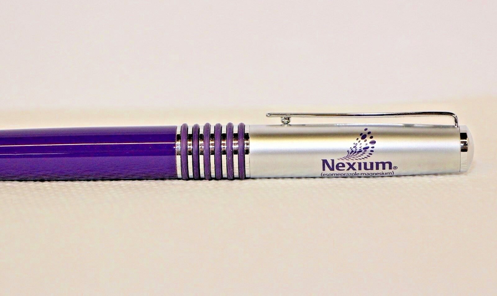 Pharmaceutical Heavy Metal NEXIUM Purple and White New in Sleeve