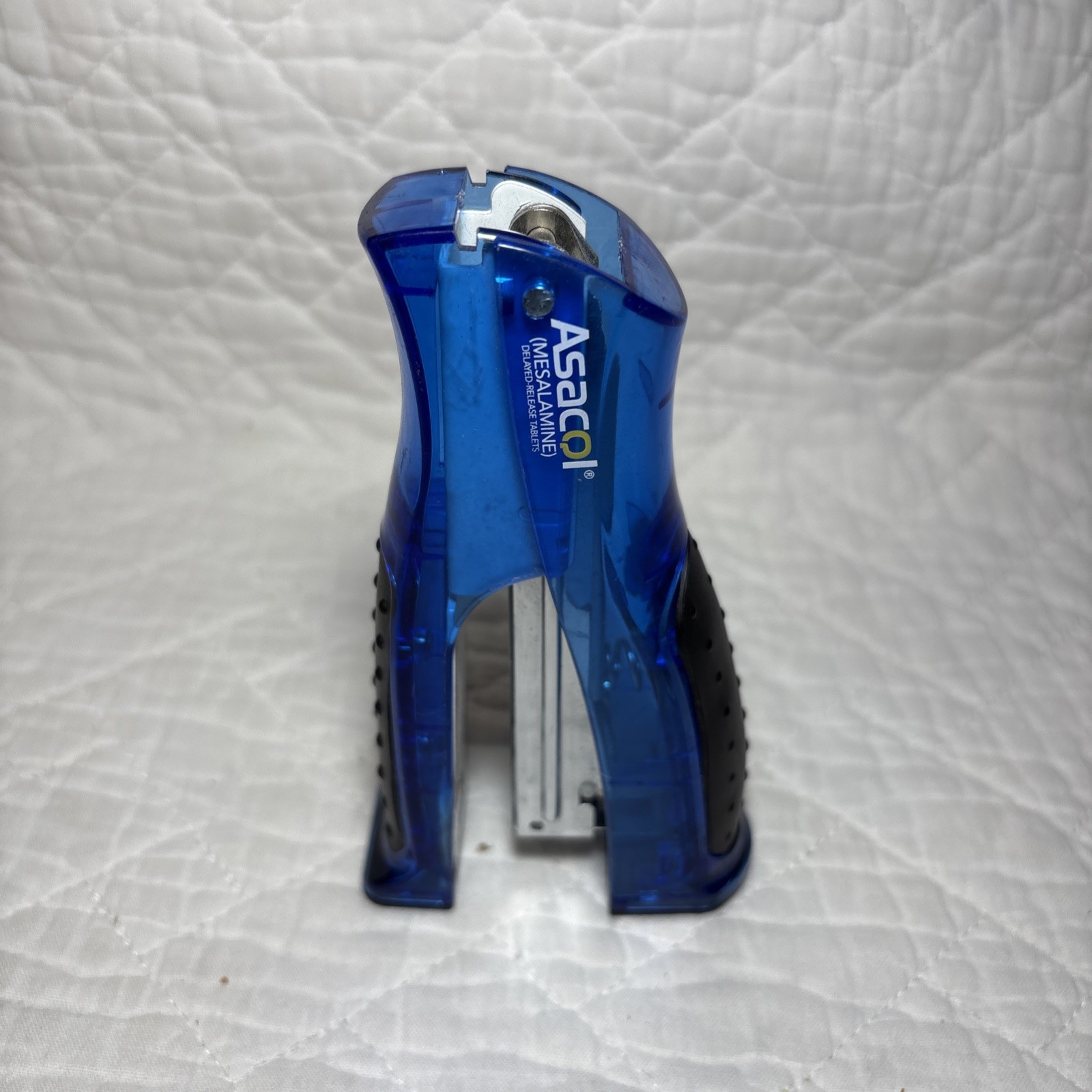 Pharmaceutical Promo Stapler Blue Asacol Drug Advertising