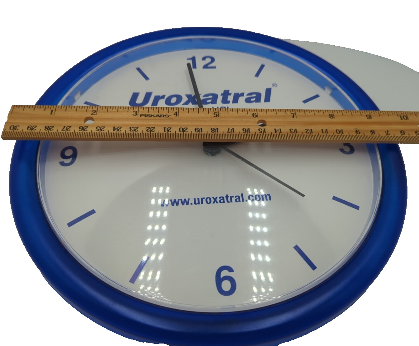 Drug Rep Uroxatral Collectible Wall Clock Doctors Office Pharmacy Working