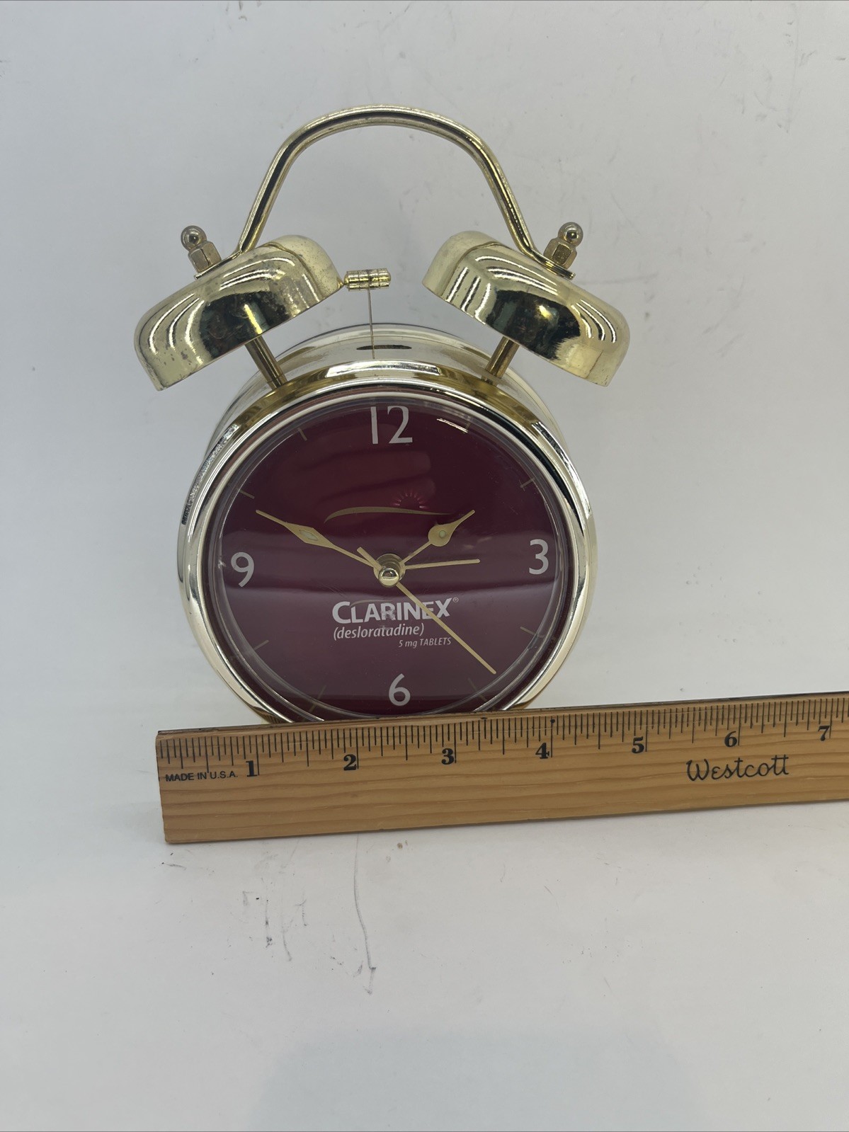 Drug Rep Advertising Clock Clarinex – Read Description