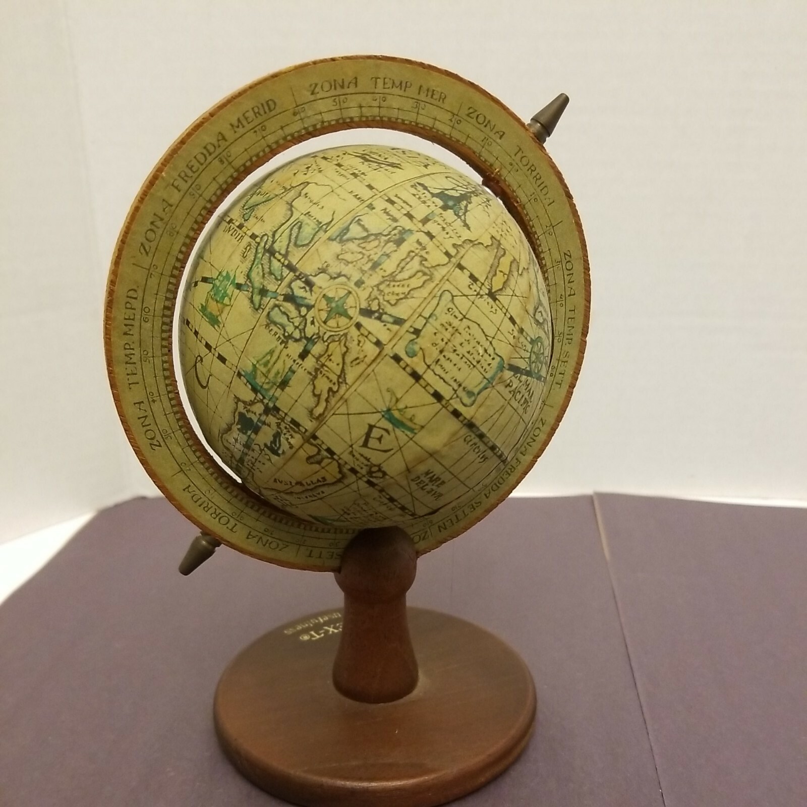 Vintage Surbex-T Pharmaceutical Rep Drug Advertising World Globe Small