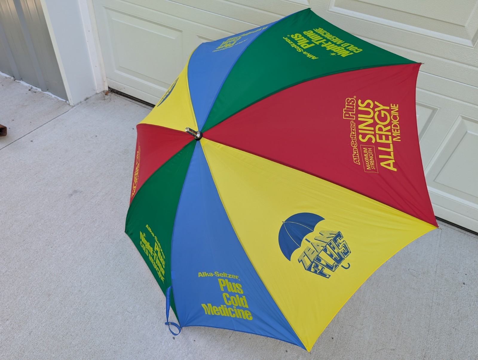 Vintage Alka – Seltzer Rainbow Umbrella Pharmaceutical Miles Labs Advertising