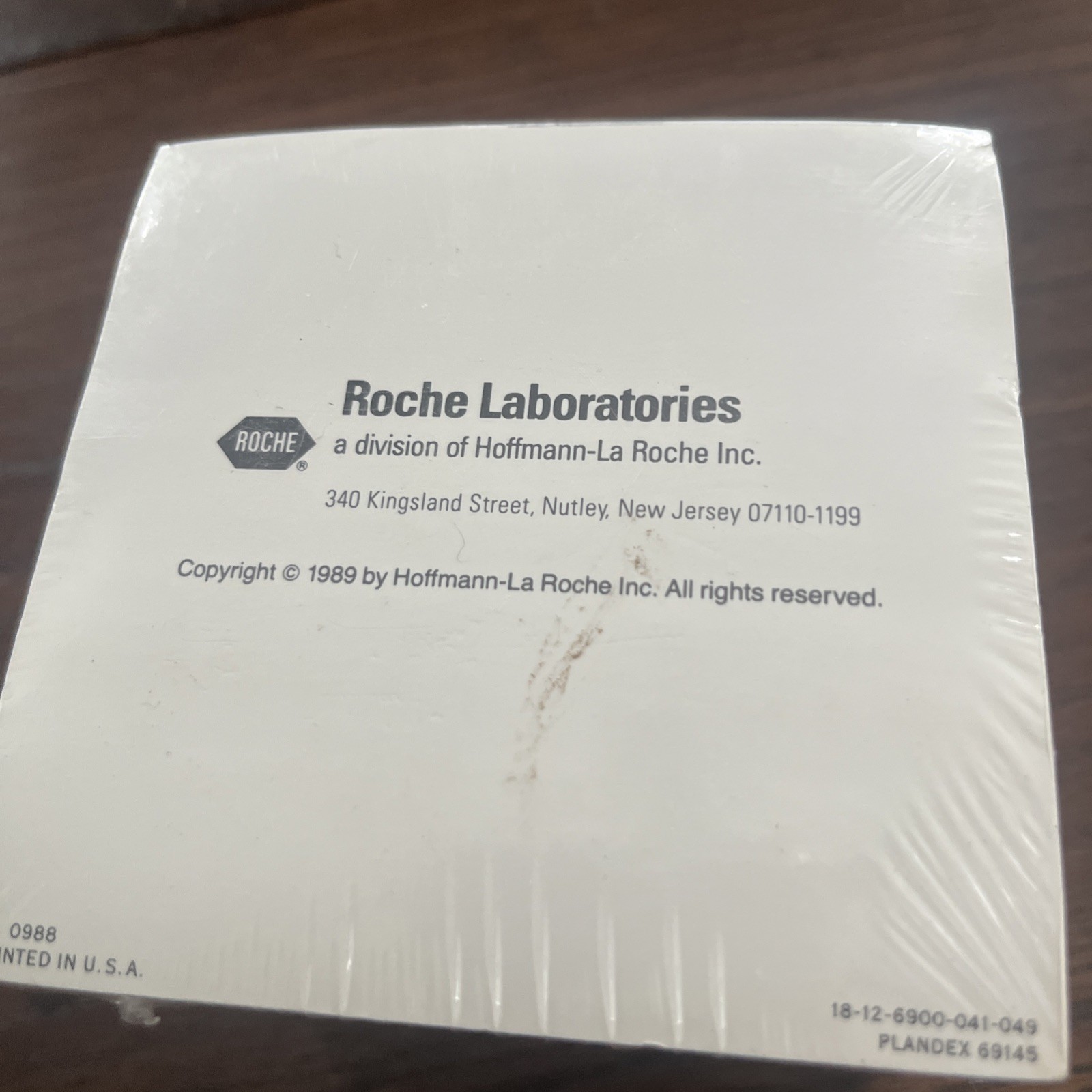 Rare Roche Laboratories Versed Note Pad Block Sealed New Pharmaceutical Promo