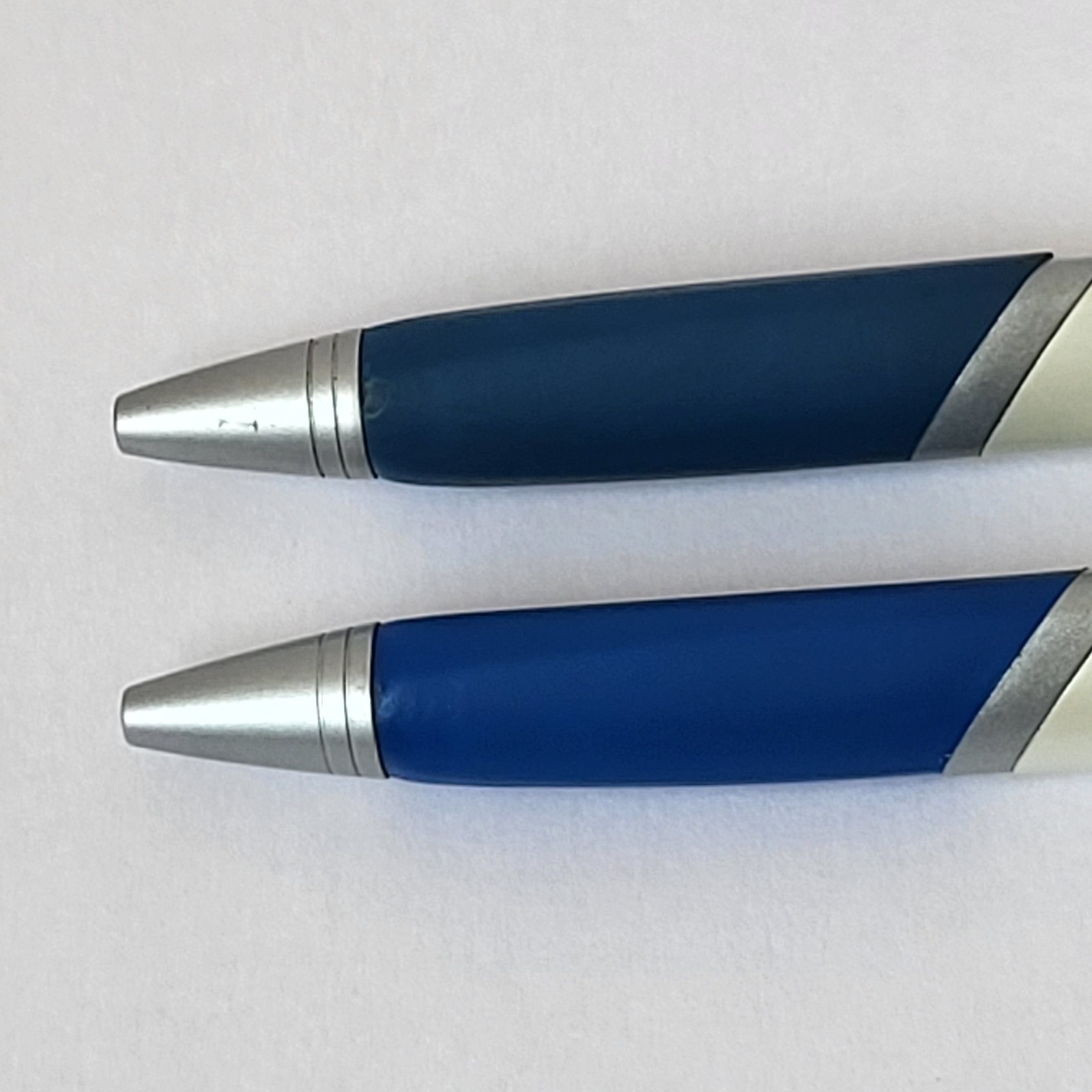 Zoloft Triangular Metal Pens (2) Drug Rep Pharma RX Promo Advertise Collectibles