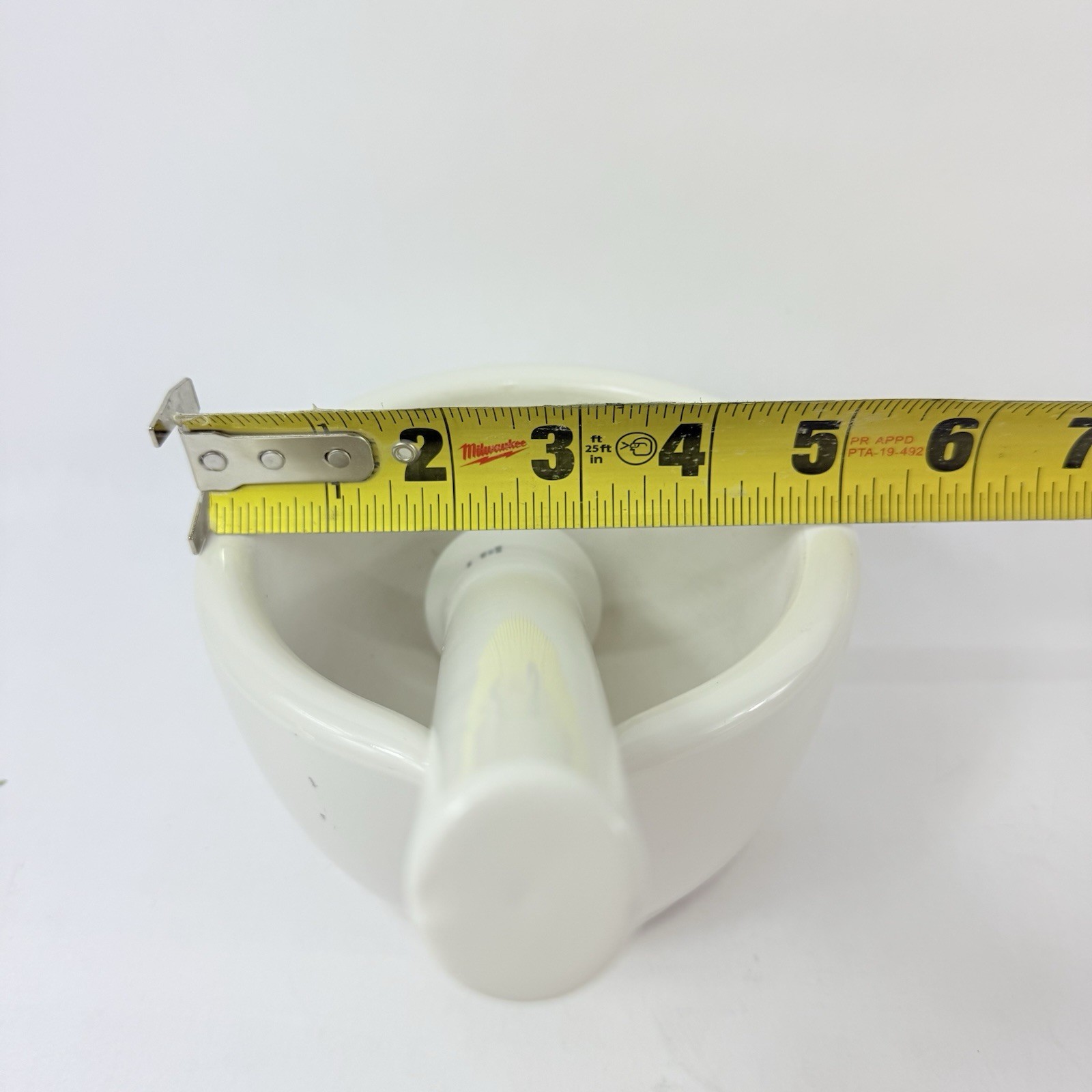 COORS Large White Porcelain Mortar & Pestle Set #5202 F41 #5203 F40 USA VINTAGE