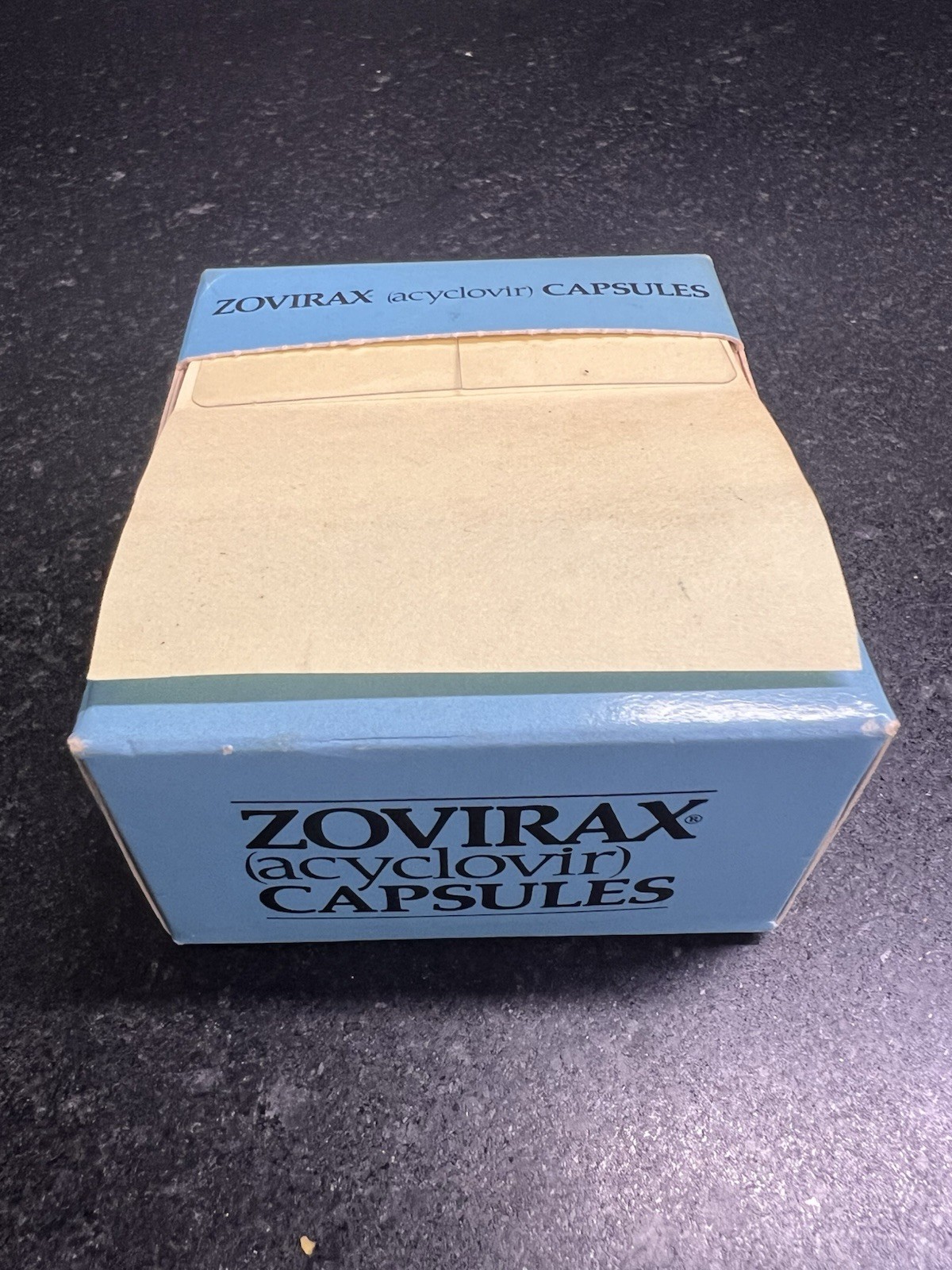 Vtg Zovirax “Pop’nJot” Sticky Note Dispenser Pharmaceutical Desk Display
