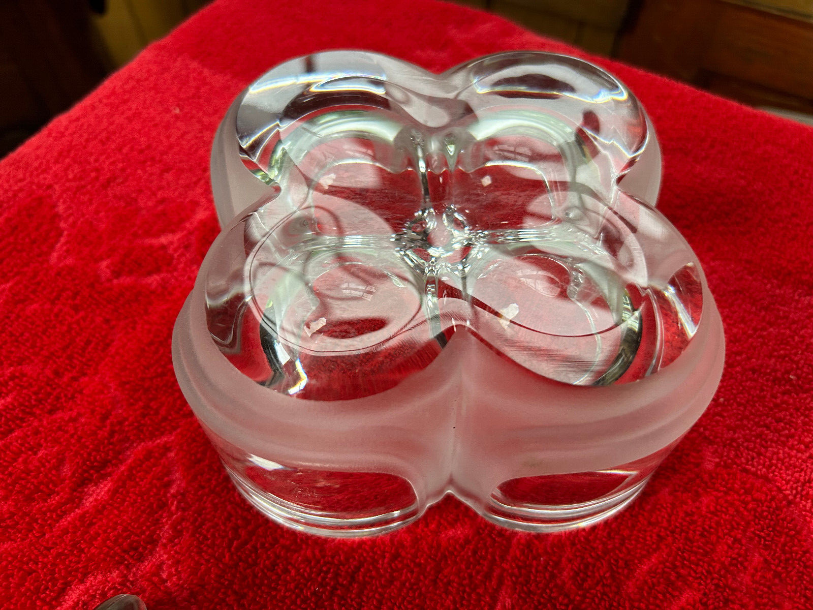 Vintage 4 Pocket Glass Mortar, Pestle & Glass Ball Set, Free S/H