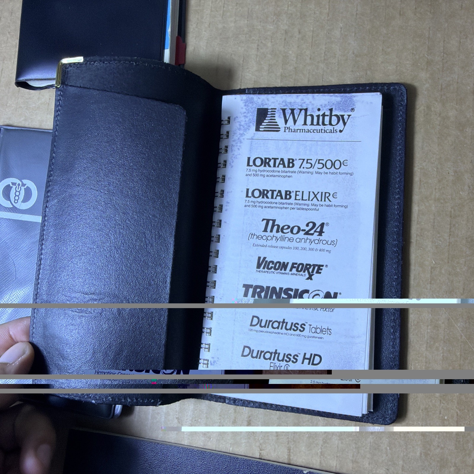 Vintage Medical Promo Organizer Lot Plendil Whitney Pharm Vintage