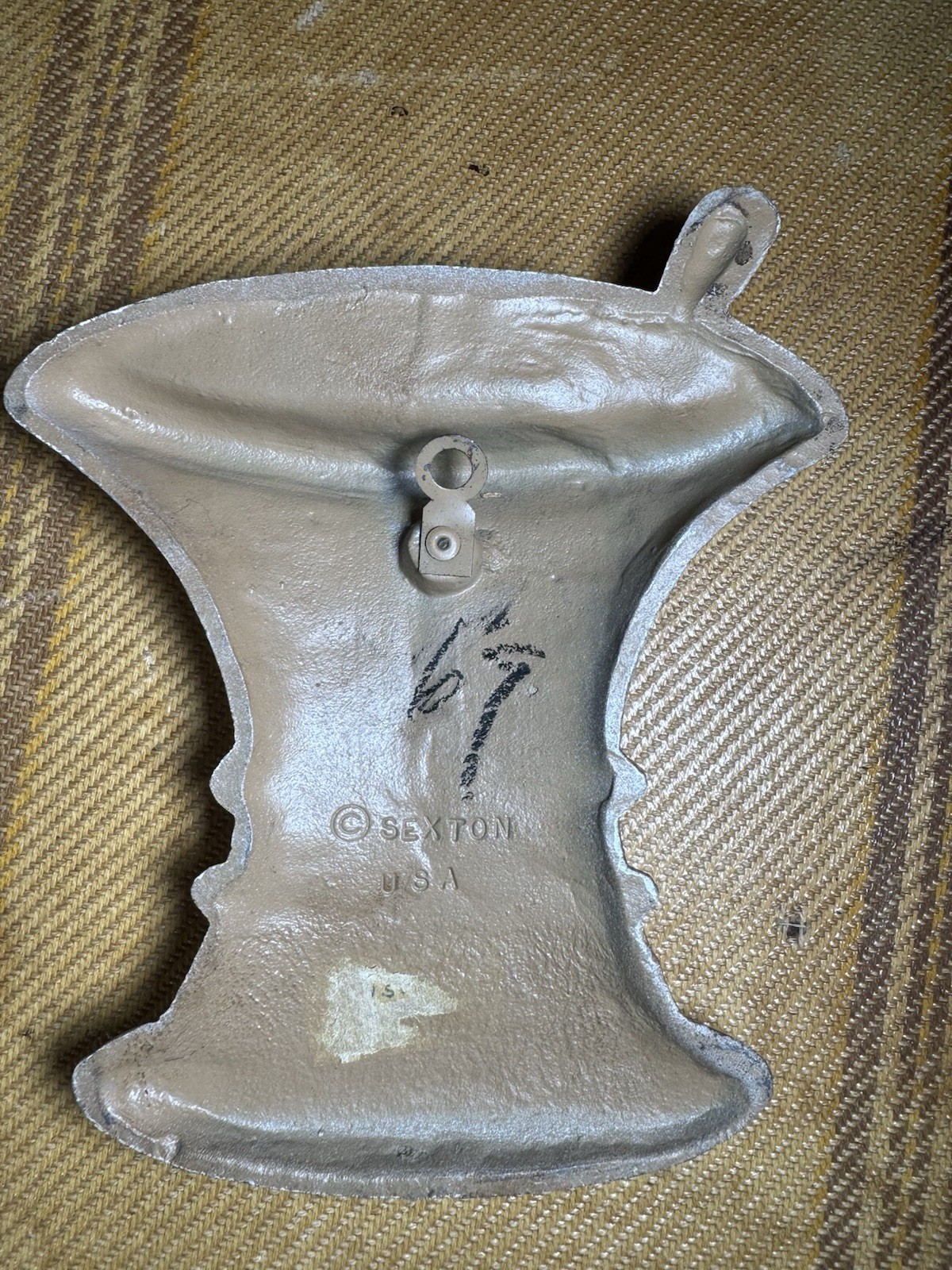 Vintage Sexton Metal Mortar and Pestle Pharmacy Sign Plaque 7″ X 6″