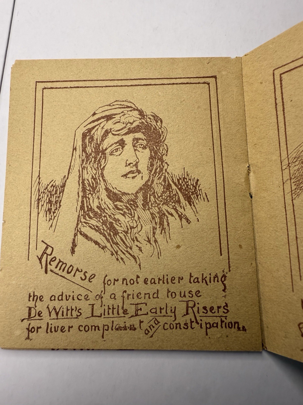 Antique DeWitt’s Little Early Risers Advertising Booklet 1890s Pharmacy Ephemera