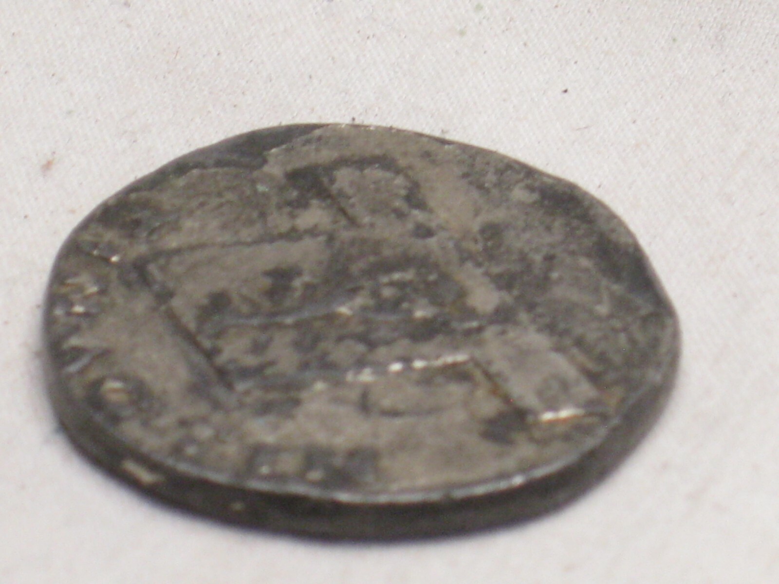 vintage TINACTIN pharmaceutical token ornate old coin metal