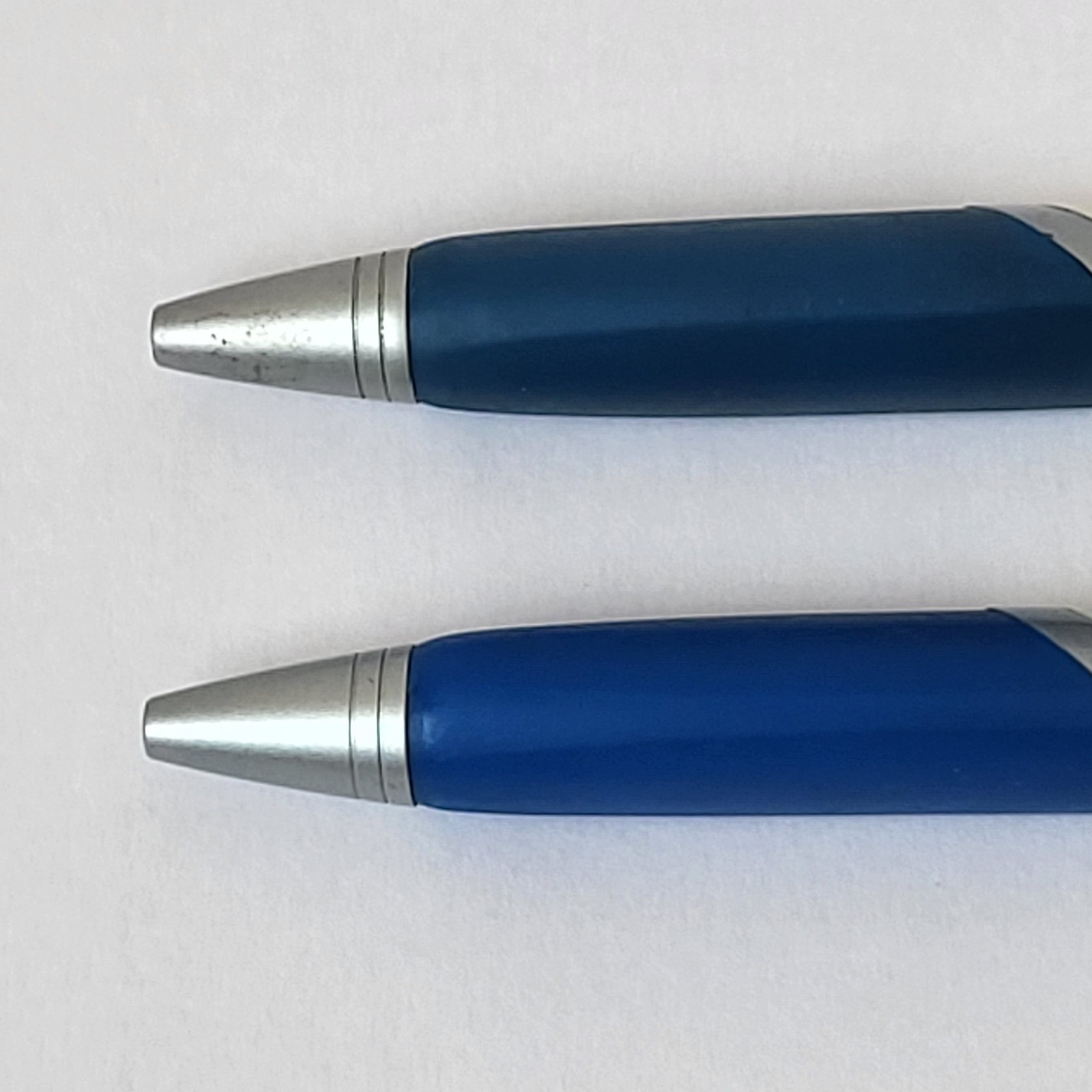 Zoloft Triangular Metal Pens (2) Drug Rep Pharma RX Promo Advertise Collectibles