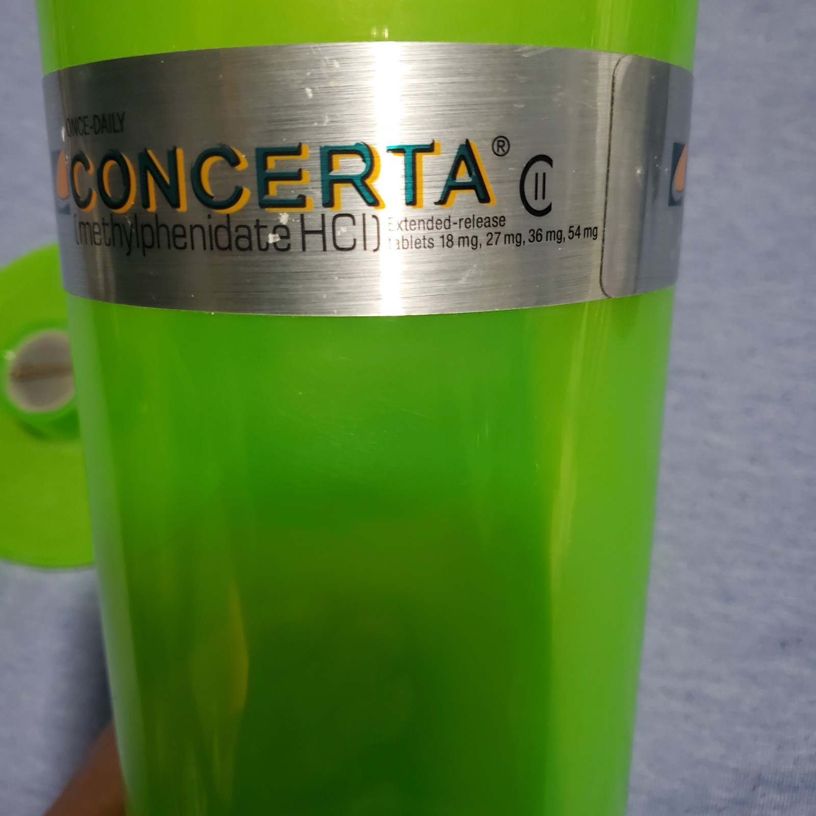 Rare Concerta Medicine Container Promotional Pharmaceutical Rep Collectible
