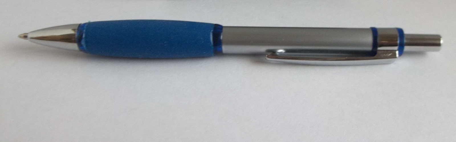 Testim 1% Promotional Pen – Metal Body w/ Rubberized Grip – Medium Weight