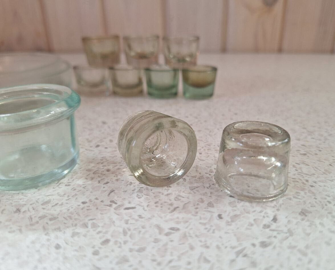 Small Medical Cup Measure, Petri Dishes, Chemical jar, Laboratory glassware 12pc