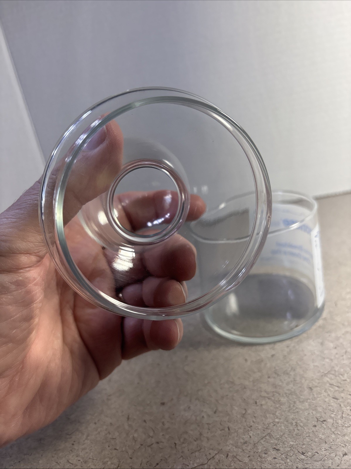 Micronase Drug Rep Pharmaceutical Advertising Apothecary Jar With Lid Glass