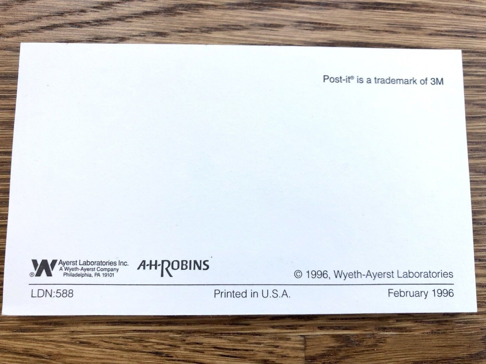 Lot 9 VTG Pharmaceutical Drug Rep Sticky Note Pads 3″ x 5″ LODINE® 1996 Medical