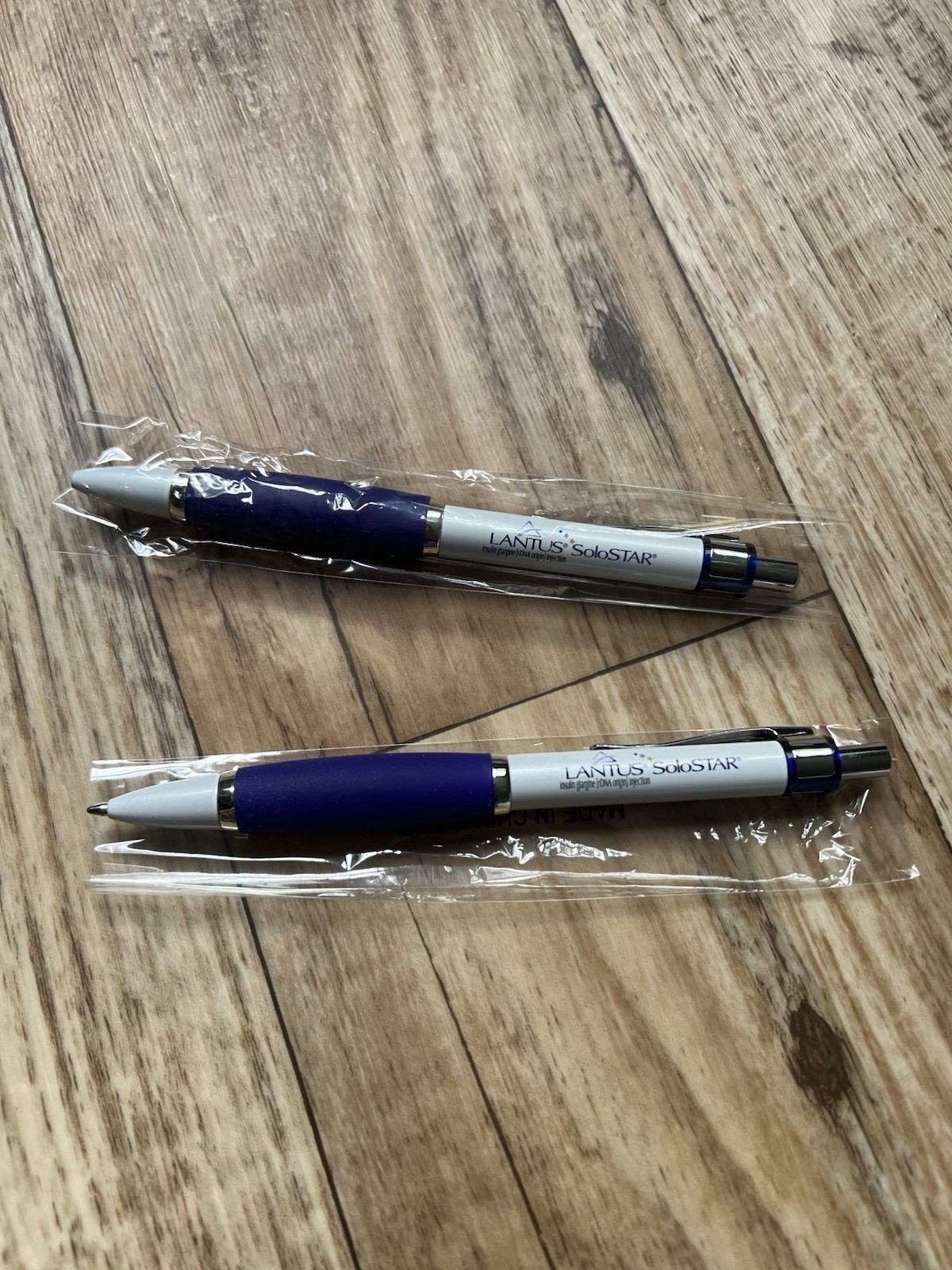 Drug Rep LANTUS SOLOSTAR Collectible Metal Pen Lot Of 3 RARE