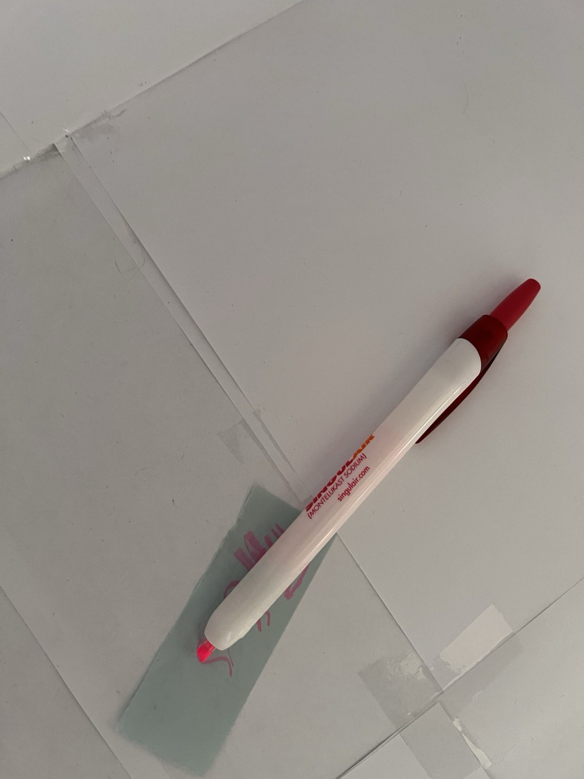 Drug Rep Pharmaceutical Promo SINGULAIR Medical Advertising HIGHLIGHTER MARKER