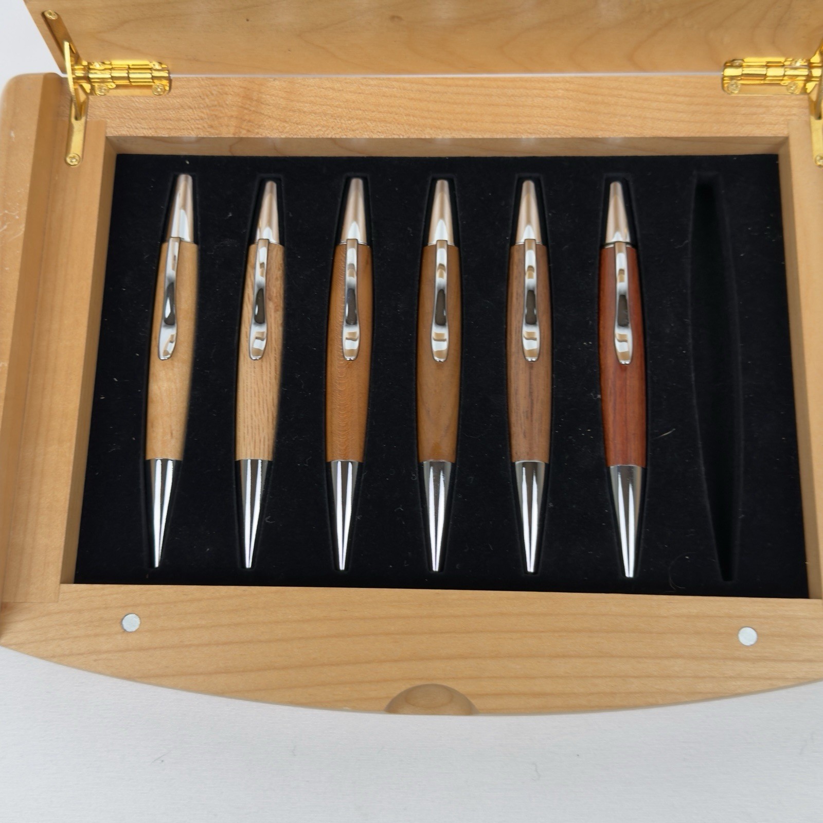 VTG Bayer Pharmaceutical Advertising Desk Display Wood Pen Holder Promo