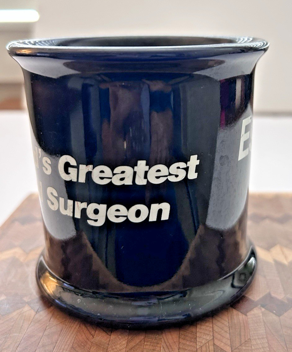 Esgic c/Codeine “World’s Greatest Oral Surgeon” Mug Navy Blue Galaxy VIP Coll