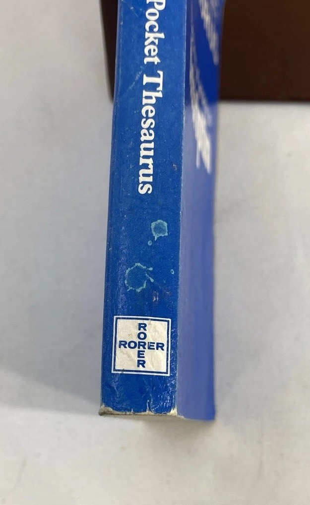 Vintage 1978 Ascriptin Aspirin (Rorer) Promo – Webster’s Vest Pocket Thesaurus