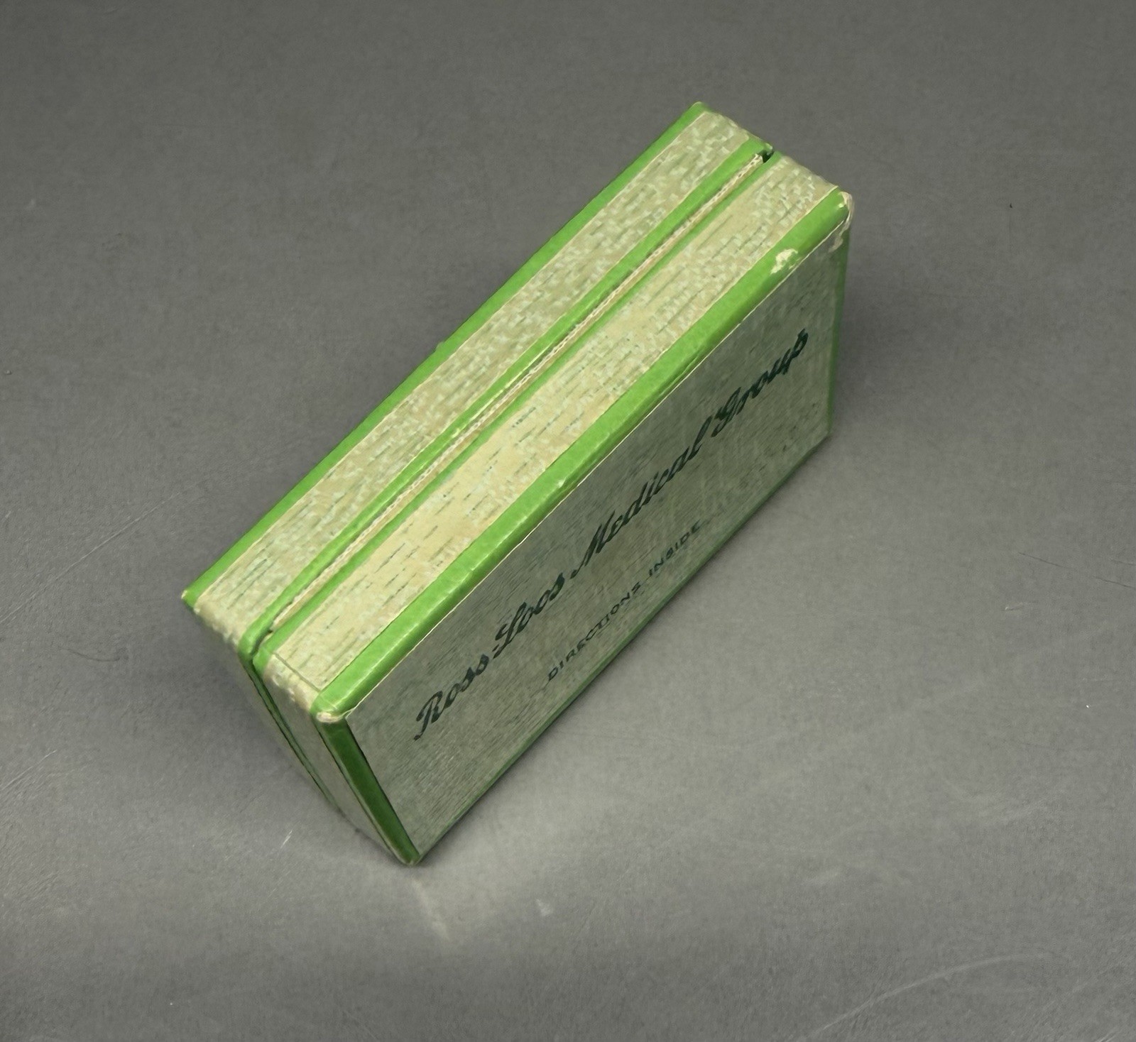 Vintage Ross Loos Pharmacy Prescription Drug Empty Box ~ Los Angeles California